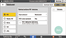 Käyttöpaneelin näyttö