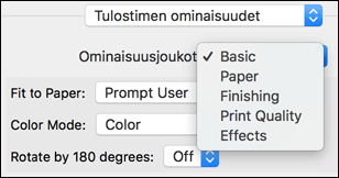 Kuva ohjaimen näytöstä