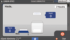 A kezelőpanel ismertetése