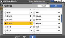 A kezelőpanel ismertetése