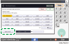 A kezelőpanel ismertetése
