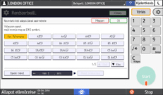 A kezelőpanel ismertetése