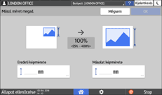A kezelőpanel ismertetése
