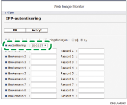 Skjermillustrasjon for nettleser