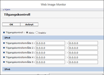 Skjermillustrasjon for nettleser