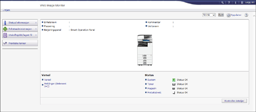 Skjermillustrasjon for nettleser