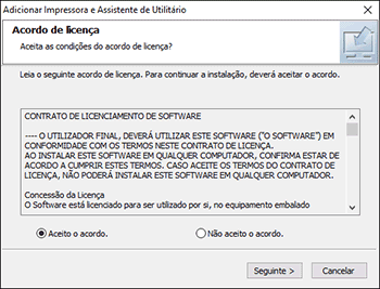 Ilustração do programa de instalação de drivers