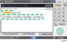 Afbeelding van bedieningspaneel