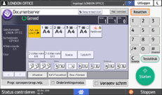Afbeelding van bedieningspaneel