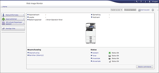 Afbeelding internetbrowserscherm