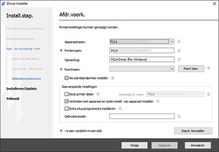 Illustratie van installatieprogramma van stuurprogramma