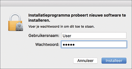Illustratie stuurprogrammascherm