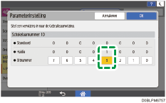 Afbeelding van bedieningspaneel