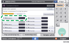 Afbeelding van bedieningspaneel
