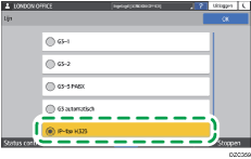Afbeelding van bedieningspaneel