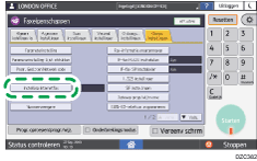 Afbeelding van bedieningspaneel
