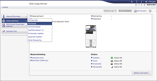 Afbeelding internetbrowserscherm