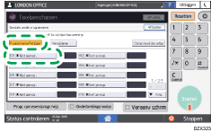 Afbeelding van bedieningspaneel
