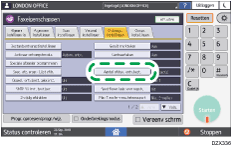Afbeelding van bedieningspaneel