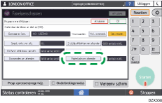 Afbeelding van bedieningspaneel