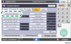 Afbeelding van bedieningspaneel