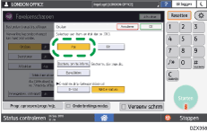 Afbeelding van bedieningspaneel