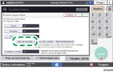 Afbeelding van bedieningspaneel