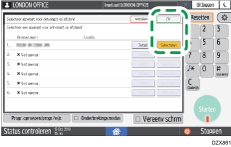 Afbeelding van bedieningspaneel