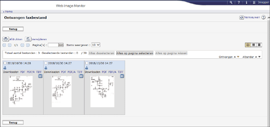 Afbeelding internetbrowserscherm