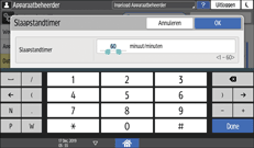 Afbeelding van bedieningspaneel