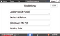 Afbeelding van bedieningspaneel