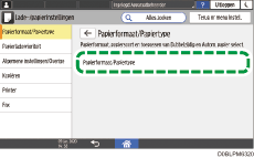 Afbeelding van bedieningspaneel