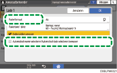 Afbeelding van bedieningspaneel