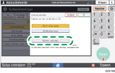 Afbeelding van bedieningspaneel