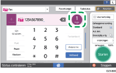 Afbeelding van bedieningspaneel