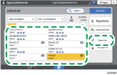 Afbeelding van bedieningspaneel