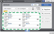 Afbeelding van bedieningspaneel