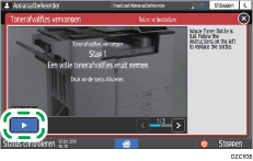 Afbeelding van bedieningspaneel