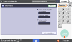 Afbeelding van bedieningspaneel