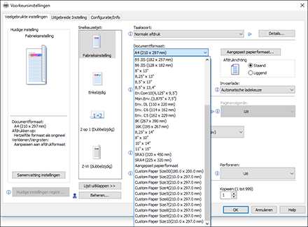 Afbeelding van bedieningspaneel