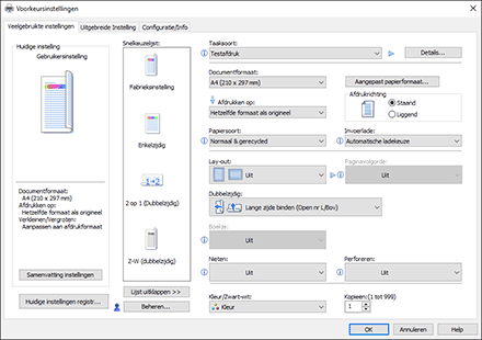 Illustratie stuurprogrammascherm