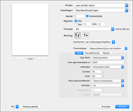 Illustratie stuurprogrammascherm