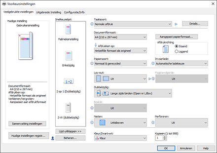 Illustratie stuurprogrammascherm