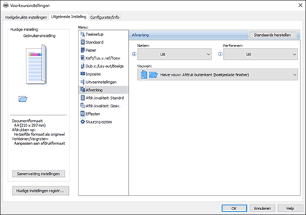 Illustratie stuurprogrammascherm