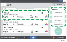 Afbeelding van bedieningspaneel