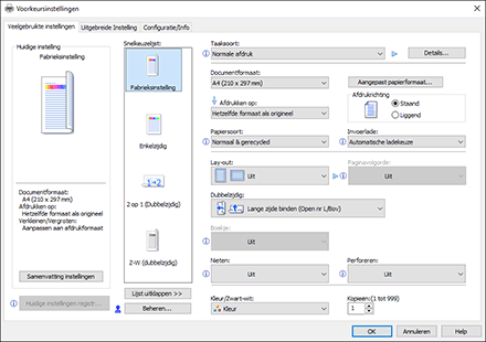 Illustratie stuurprogrammascherm