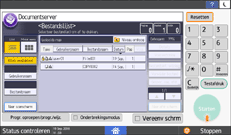 Afbeelding van bedieningspaneel