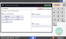 Afbeelding van bedieningspaneel