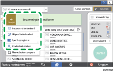 Afbeelding van bedieningspaneel