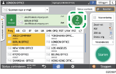 Afbeelding van bedieningspaneel